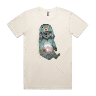 Pyro Koala in a Bunny Suit on a men's tee Thumbnail