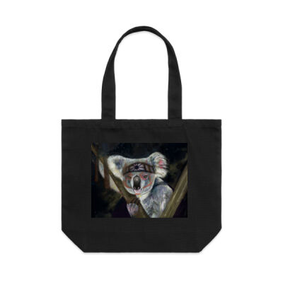 Karate Koala on a black bag Thumbnail